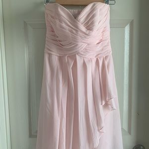David’s Bridal Bridesmaid Dress size 4, in petal